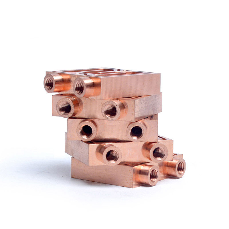 Copper parts by cnc machining