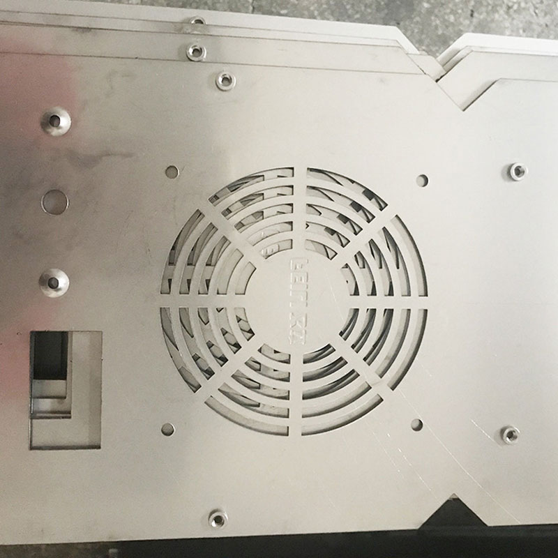Laser cutting computer case cover