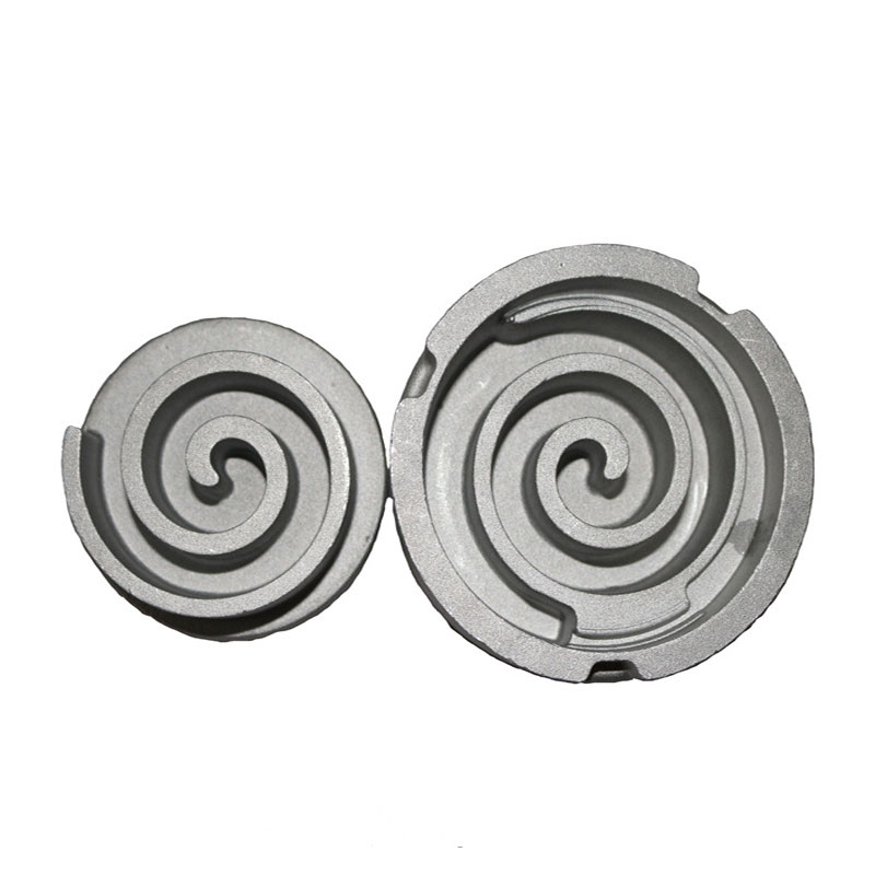 Aluminum alloy vortex dynamic plate forging processing