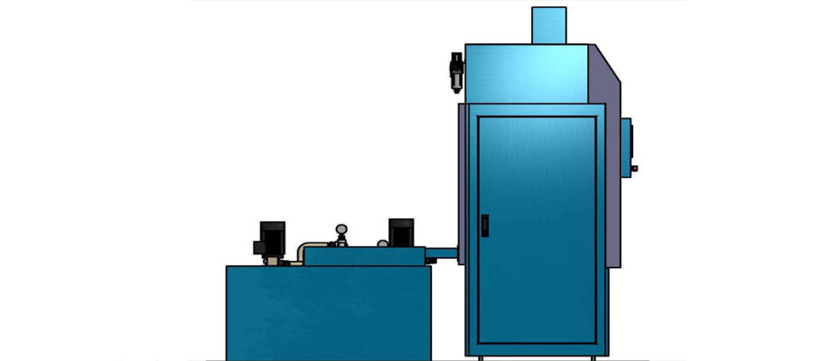 Electrochemical deburring machine