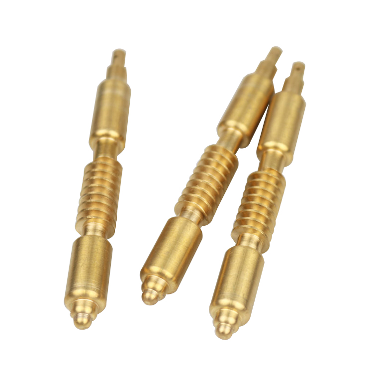 brass shaft machining	