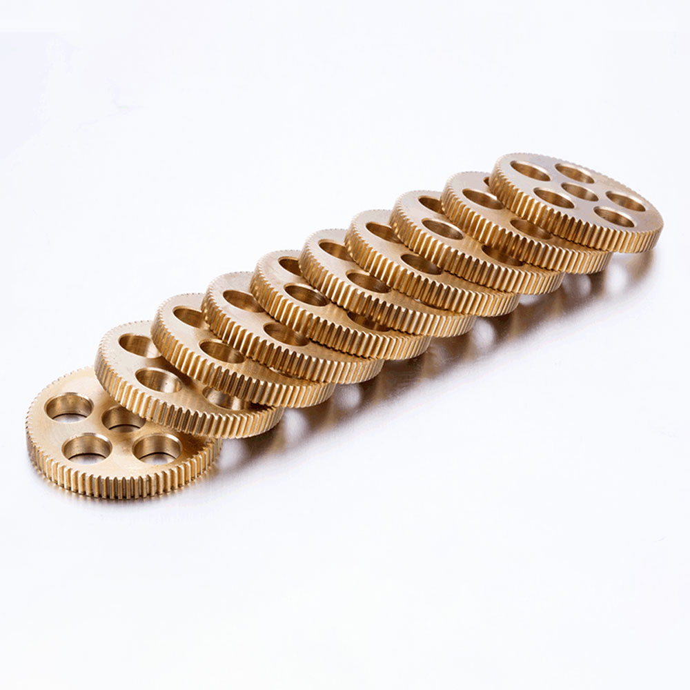 brass gear machining	