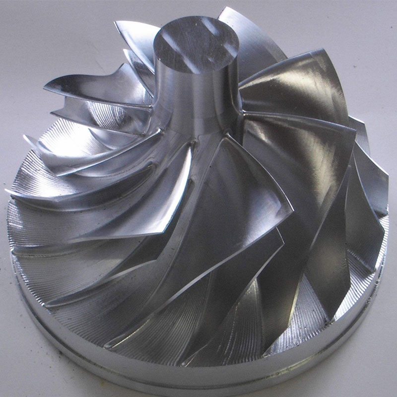 5 axis cnc machining aluminum impeller