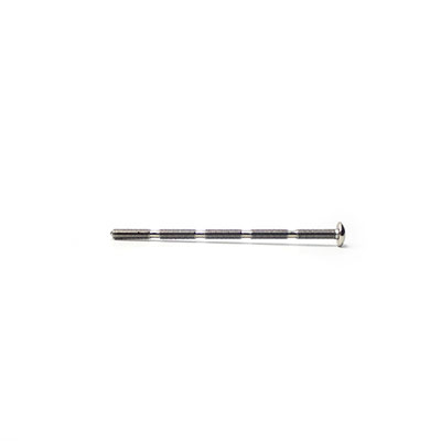 Swiss machining Multi-segment threaded stainless steel shaft