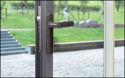 zinc&aluminum alloy door handle supplier