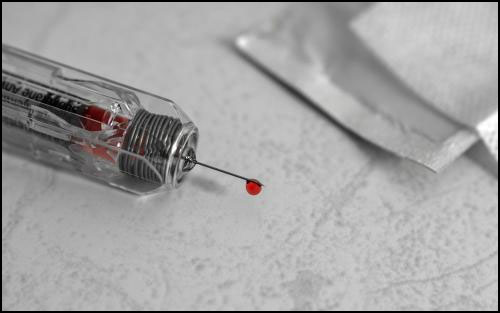 SUS Cone Blood Sampling Syringe Needle