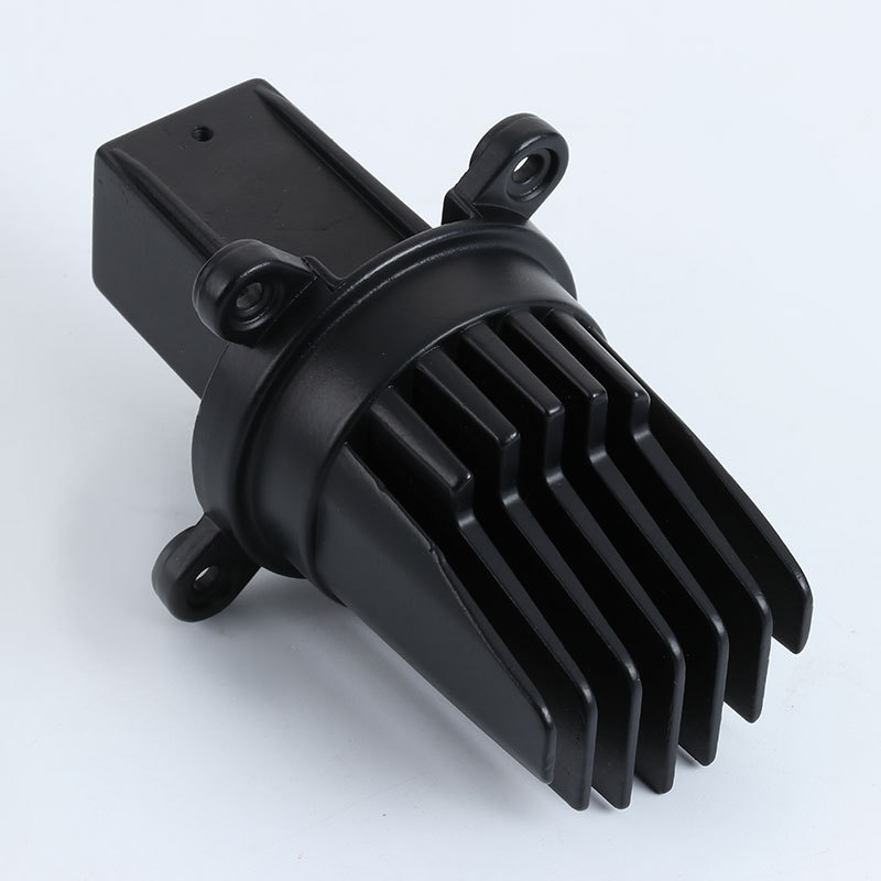 Black Anodizing Small Zinc LED Lamp Radiator Accessories