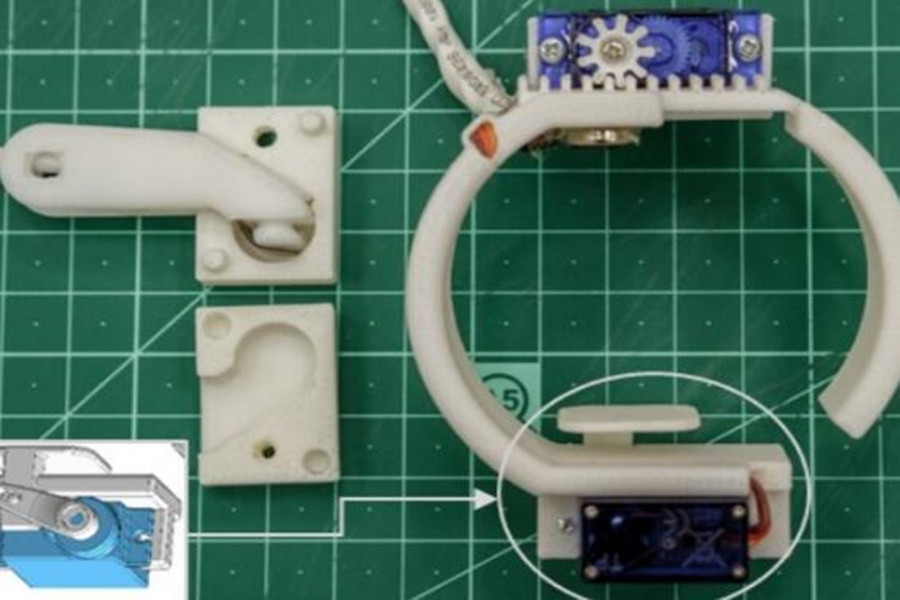 Low-cost automatic 3D printing prosthetic production line